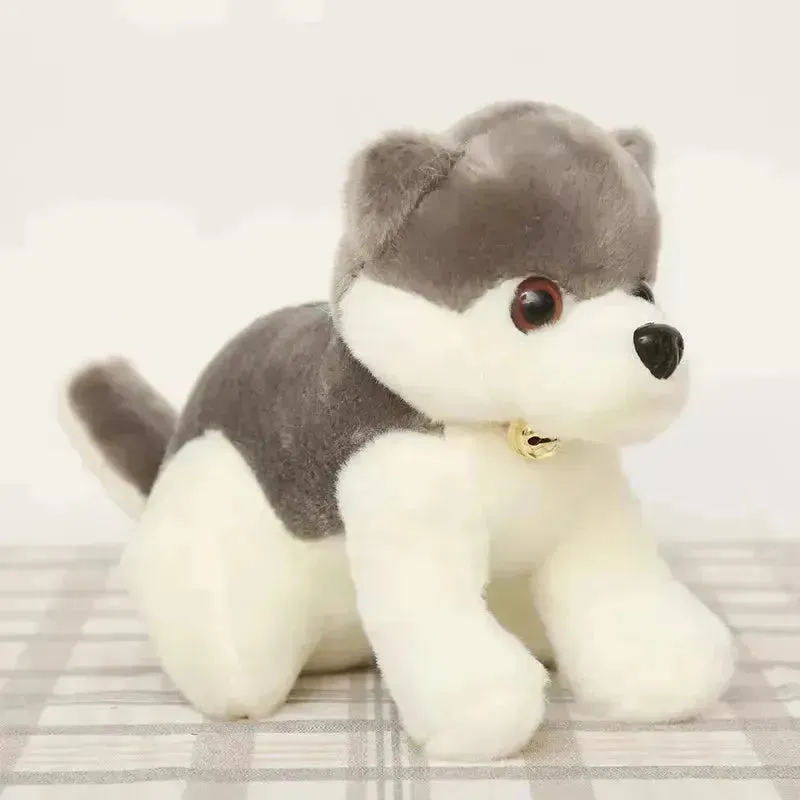 Adorable Sitting Husky Plushie (40 cm)