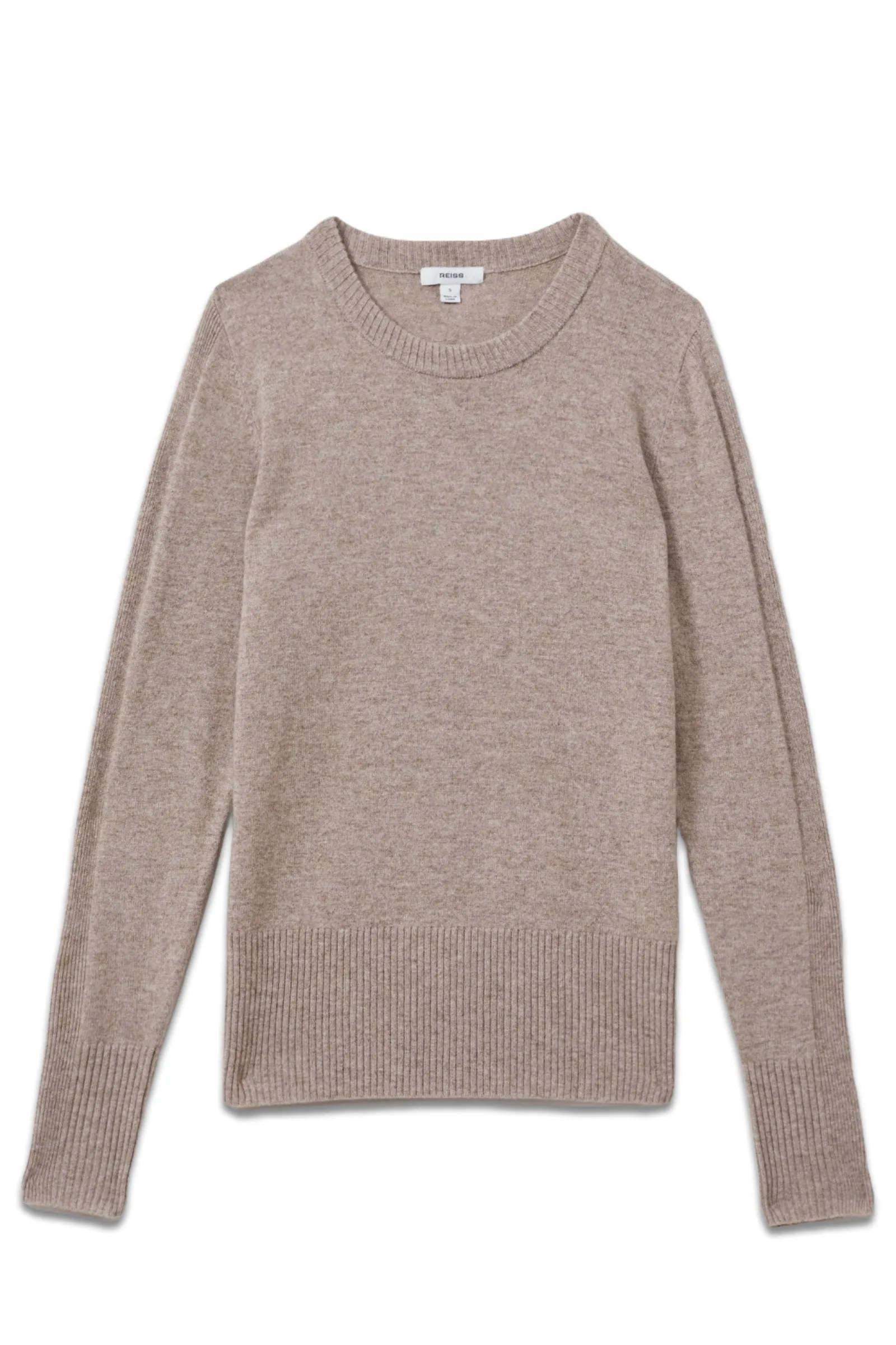 Annie Wool Blend Crew Neck Jumper With Cashmere