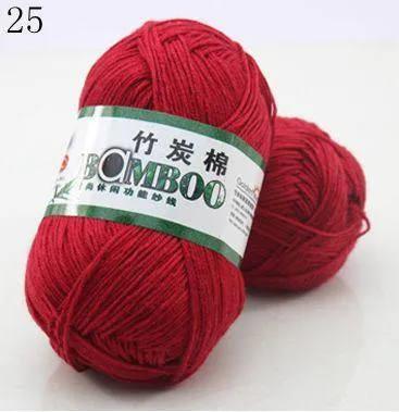 Bamboo Cotton Hand Woven Yarn Ball - Natural and Eco-Friendly - Various Colors - Ideal for Knitting and Crocheting