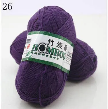 Bamboo Cotton Hand Woven Yarn Ball - Natural and Eco-Friendly - Various Colors - Ideal for Knitting and Crocheting