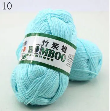 Bamboo Cotton Hand Woven Yarn Ball - Natural and Eco-Friendly - Various Colors - Ideal for Knitting and Crocheting