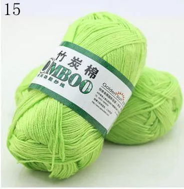 Bamboo Cotton Hand Woven Yarn Ball - Natural and Eco-Friendly - Various Colors - Ideal for Knitting and Crocheting