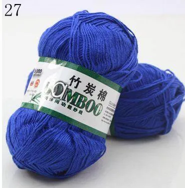 Bamboo Cotton Hand Woven Yarn Ball - Natural and Eco-Friendly - Various Colors - Ideal for Knitting and Crocheting