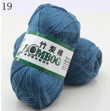 Bamboo Cotton Hand Woven Yarn Ball - Natural and Eco-Friendly - Various Colors - Ideal for Knitting and Crocheting