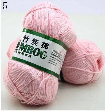 Bamboo Cotton Hand Woven Yarn Ball - Natural and Eco-Friendly - Various Colors - Ideal for Knitting and Crocheting