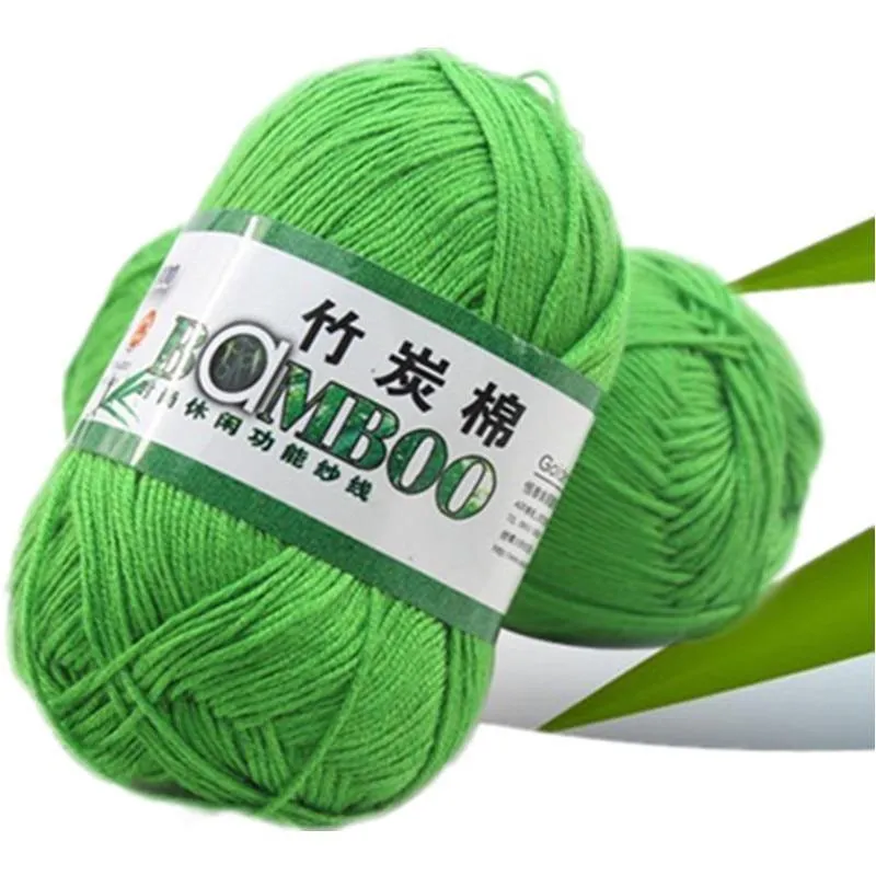 Bamboo Cotton Hand Woven Yarn Ball - Natural and Eco-Friendly - Various Colors - Ideal for Knitting and Crocheting