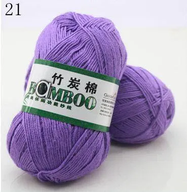 Bamboo Cotton Hand Woven Yarn Ball - Natural and Eco-Friendly - Various Colors - Ideal for Knitting and Crocheting