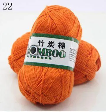 Bamboo Cotton Hand Woven Yarn Ball - Natural and Eco-Friendly - Various Colors - Ideal for Knitting and Crocheting