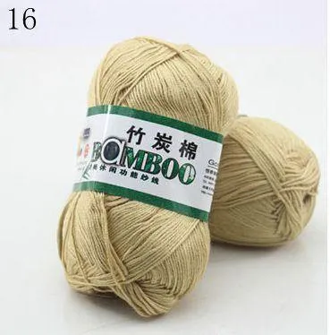 Bamboo Cotton Hand Woven Yarn Ball - Natural and Eco-Friendly - Various Colors - Ideal for Knitting and Crocheting