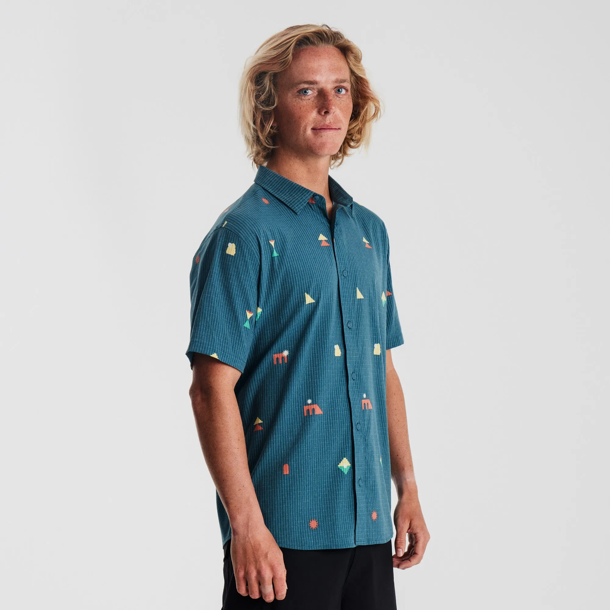 Bless Up Breathable Stretch Shirt - Costa