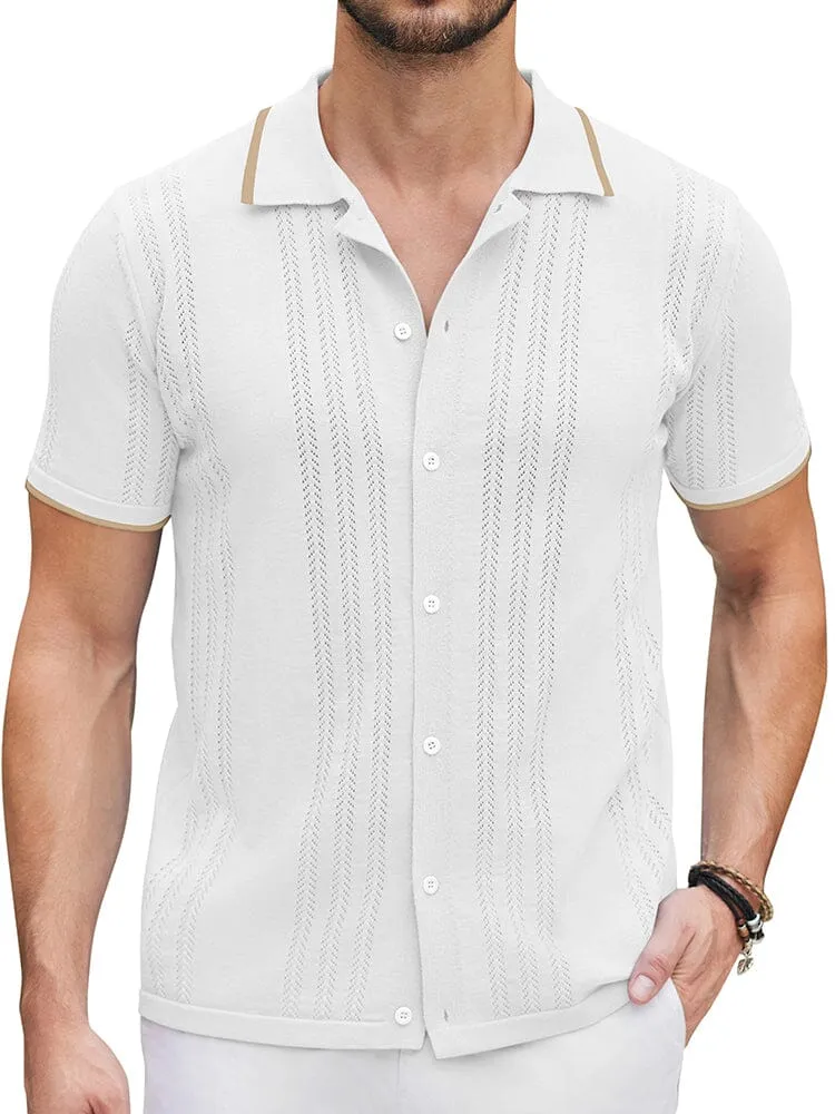 Casual Breathable Knit Shirt (US Only)