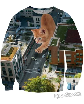 Catzilla Crewneck Sweatshirt