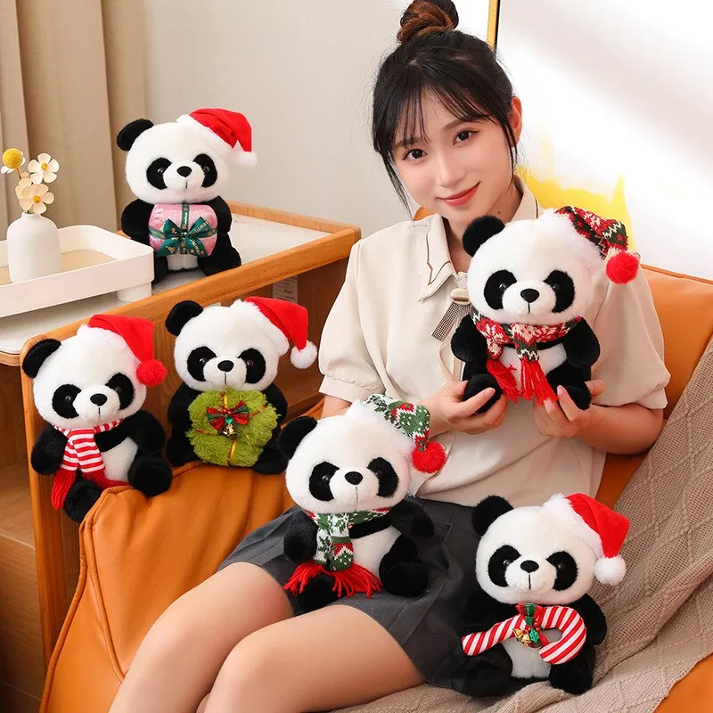 Christmas Santa Panda Plushies | NEW