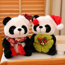 Christmas Santa Panda Plushies | NEW