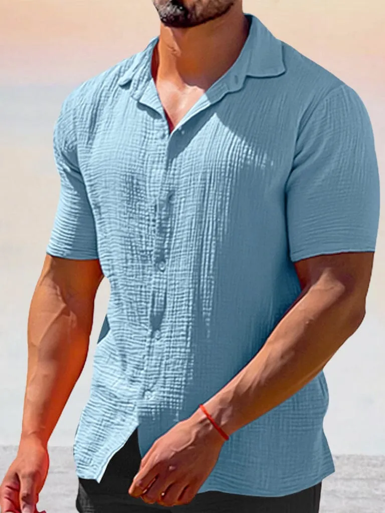 Classic Breathable Short Sleeve Shirt