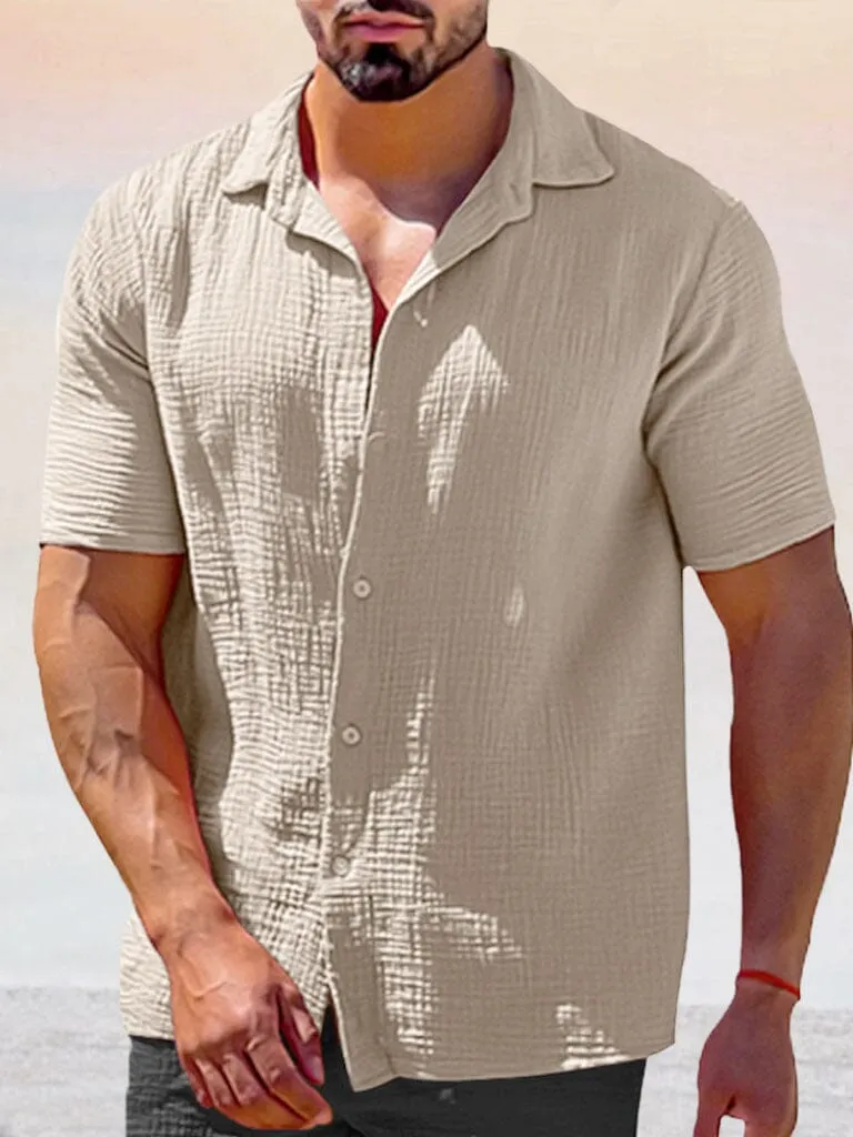 Classic Breathable Short Sleeve Shirt