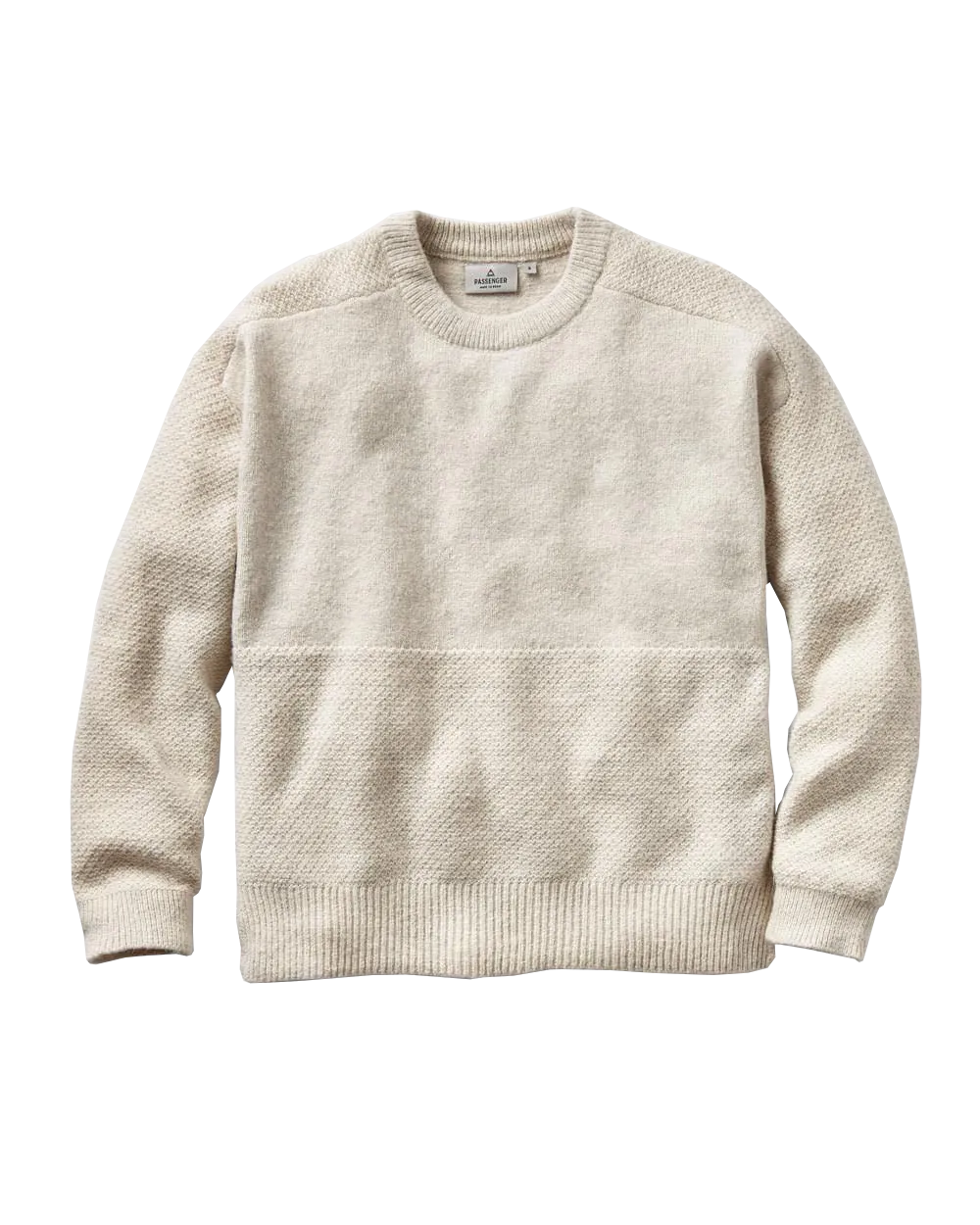 Cove Recycled Knitted Jumper in Off White