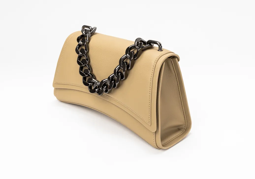 Dharma Vegan Cactus Leather Crossbody | Beige Sand