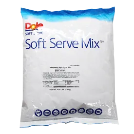 Dole Soft Serve Mix - Raspberry - Bag (4.4 lbs)