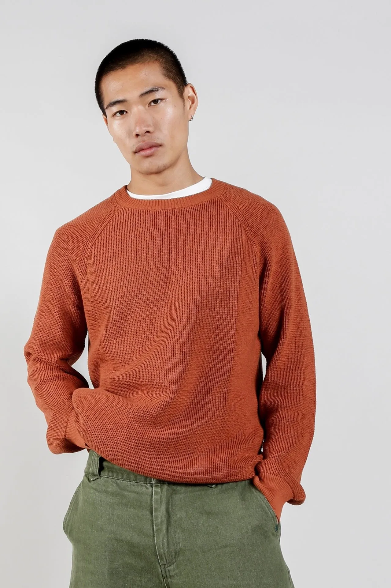 FOG Jumper GOTS Organic Cotton Orange