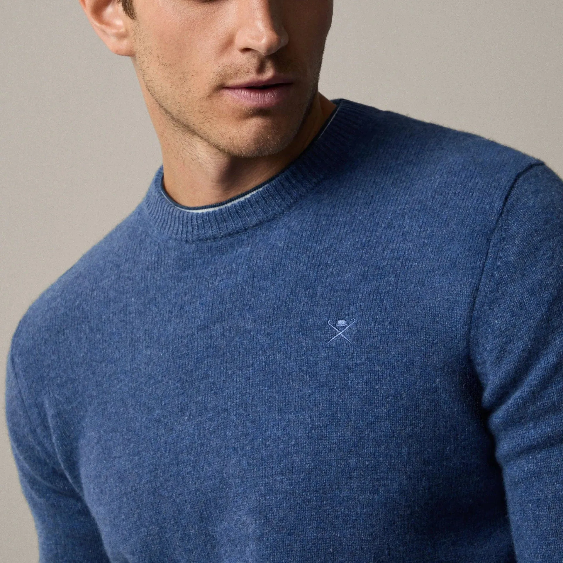 Hackett Crew Neck Wool Jumper