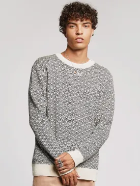 Hakku Men's Organic Cotton Jumper | Off White