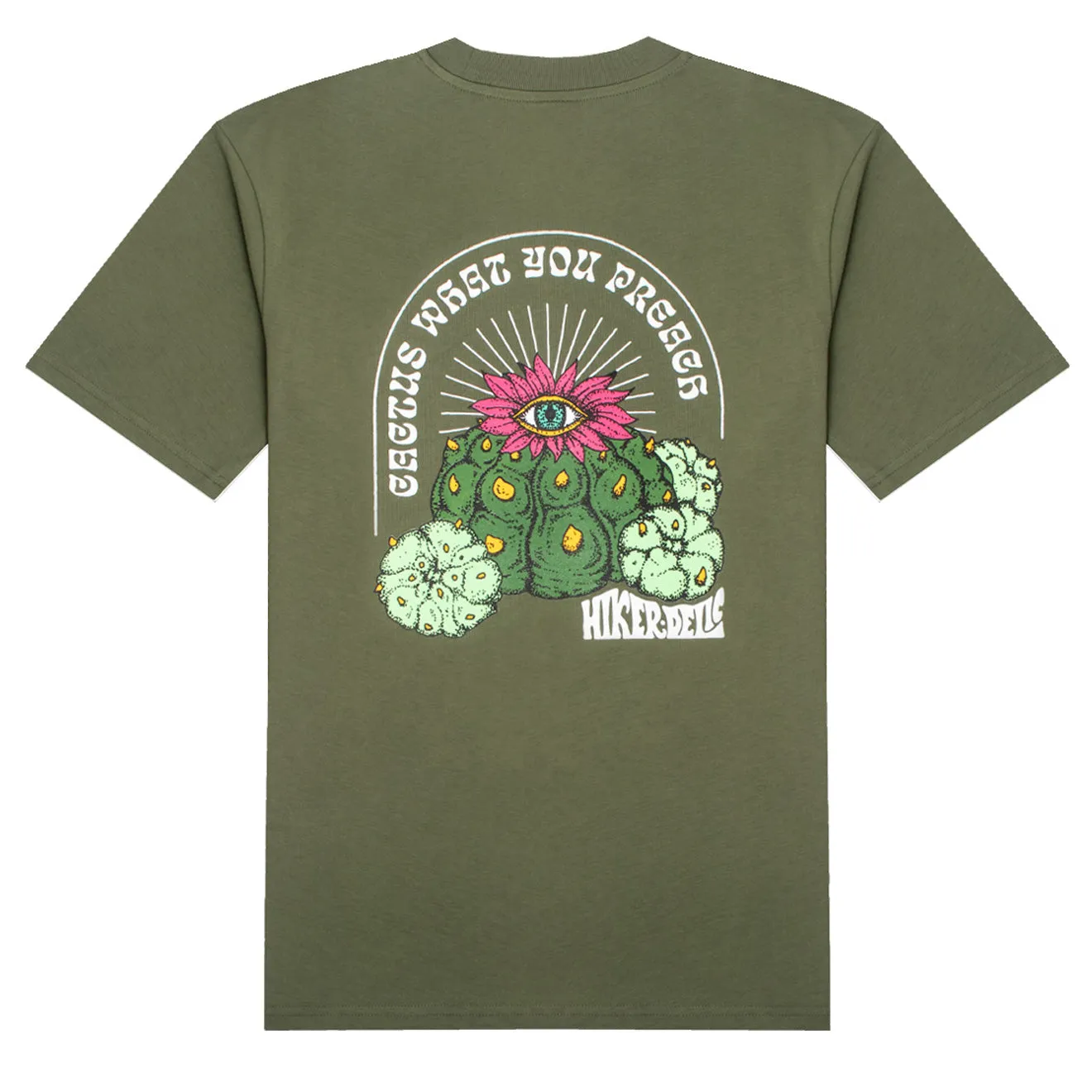 Hikerdelic Cactus T-Shirt Khaki