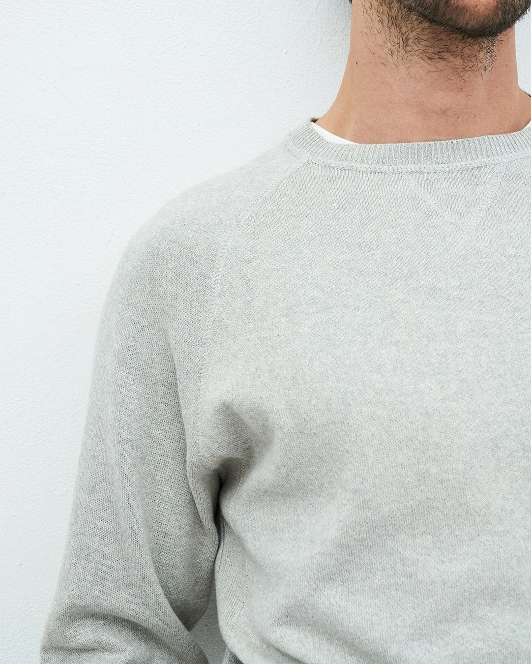 KUYICHI Noel jumper grey melange men