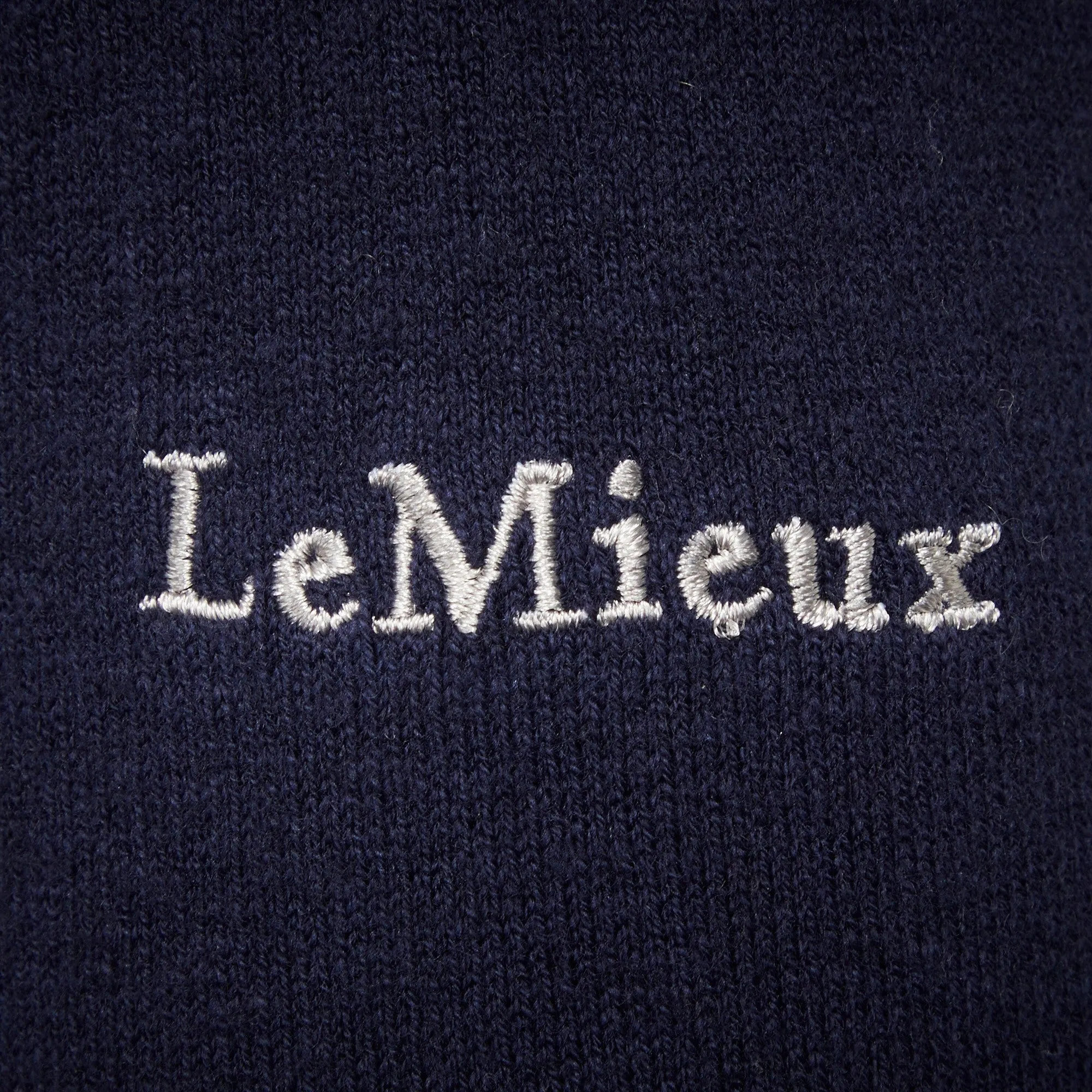 Lemieux Mens Knitted Round Neck Jumper - Navy