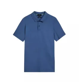 Men Mmb-Zeiter-Ss Slim Soft Touch Polo - Dk-Blue