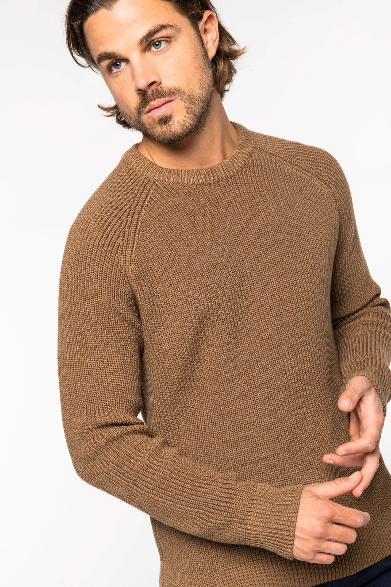 Men’s Chunky Knit Jumper - 730 g/m² - NS911