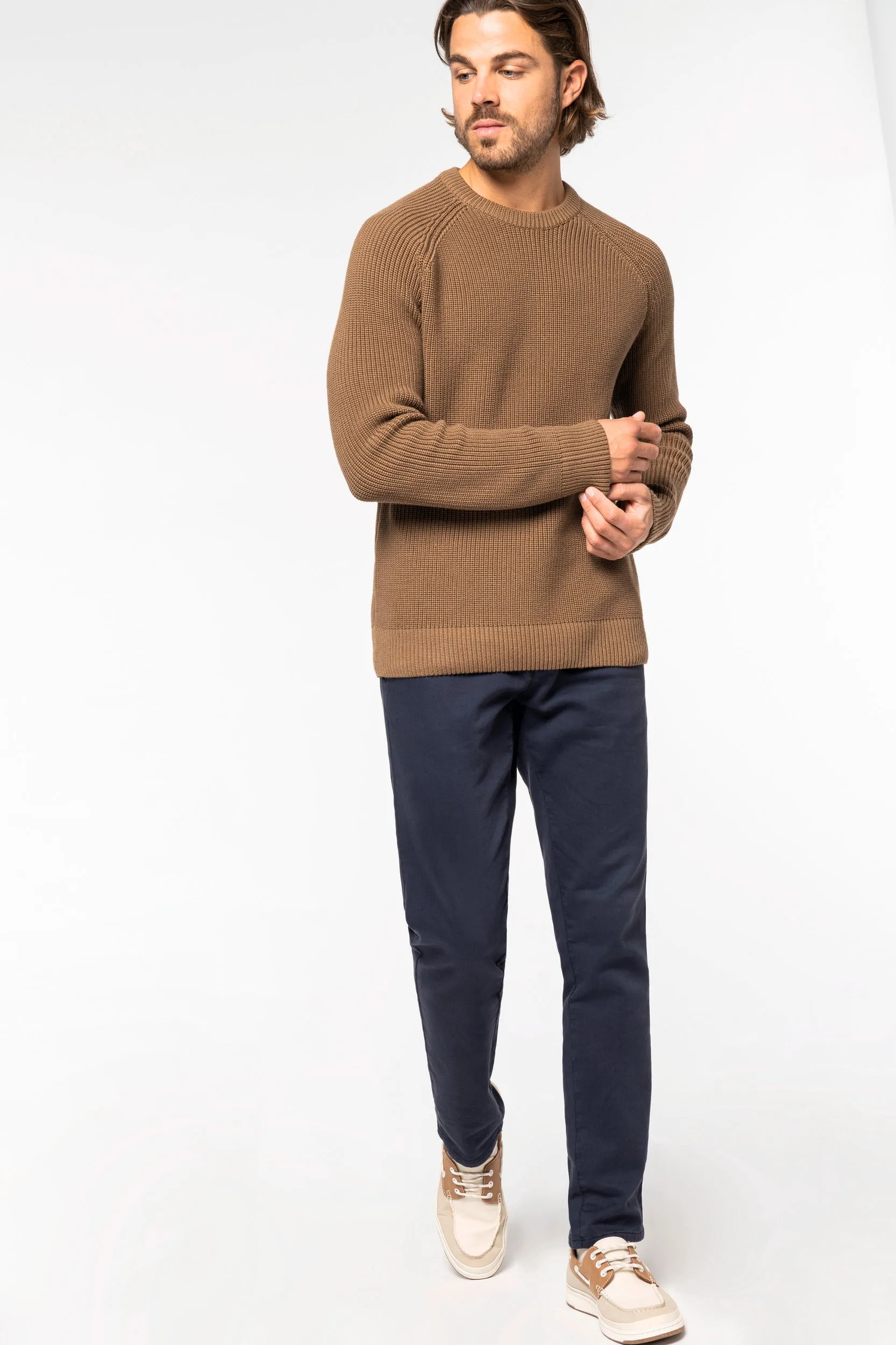 Men’s Chunky Knit Jumper - 730 g/m² - NS911