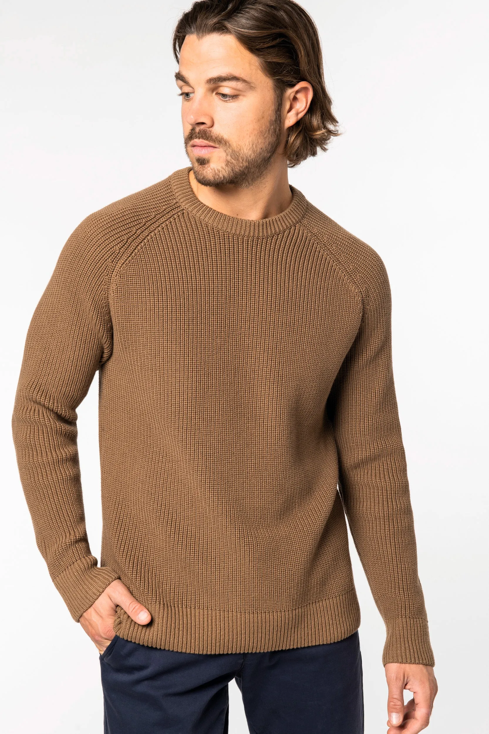 Men’s Chunky Knit Jumper - 730 g/m² - NS911