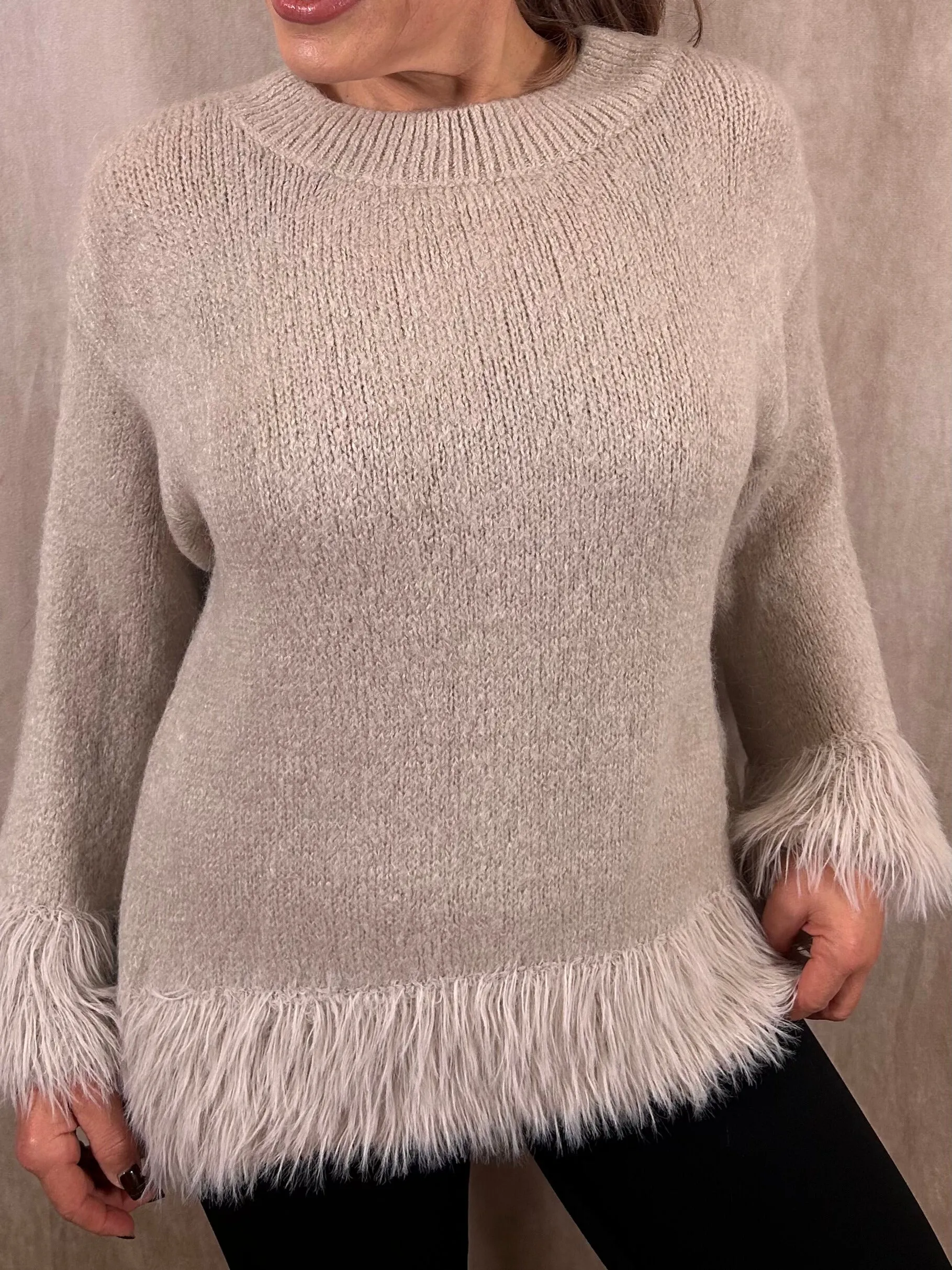 Michelle Mohair Round Neck Jumper