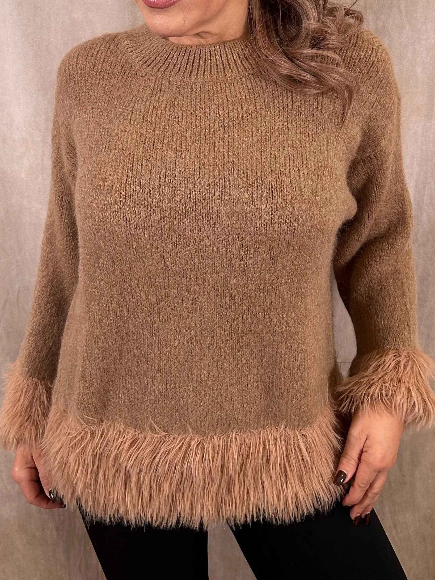 Michelle Mohair Round Neck Jumper