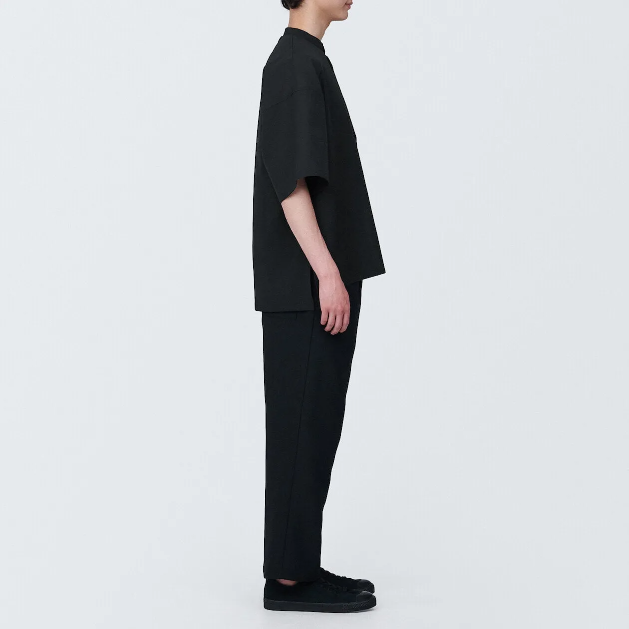 MUJI Labo Breathable UV Protection Collarless Shirt