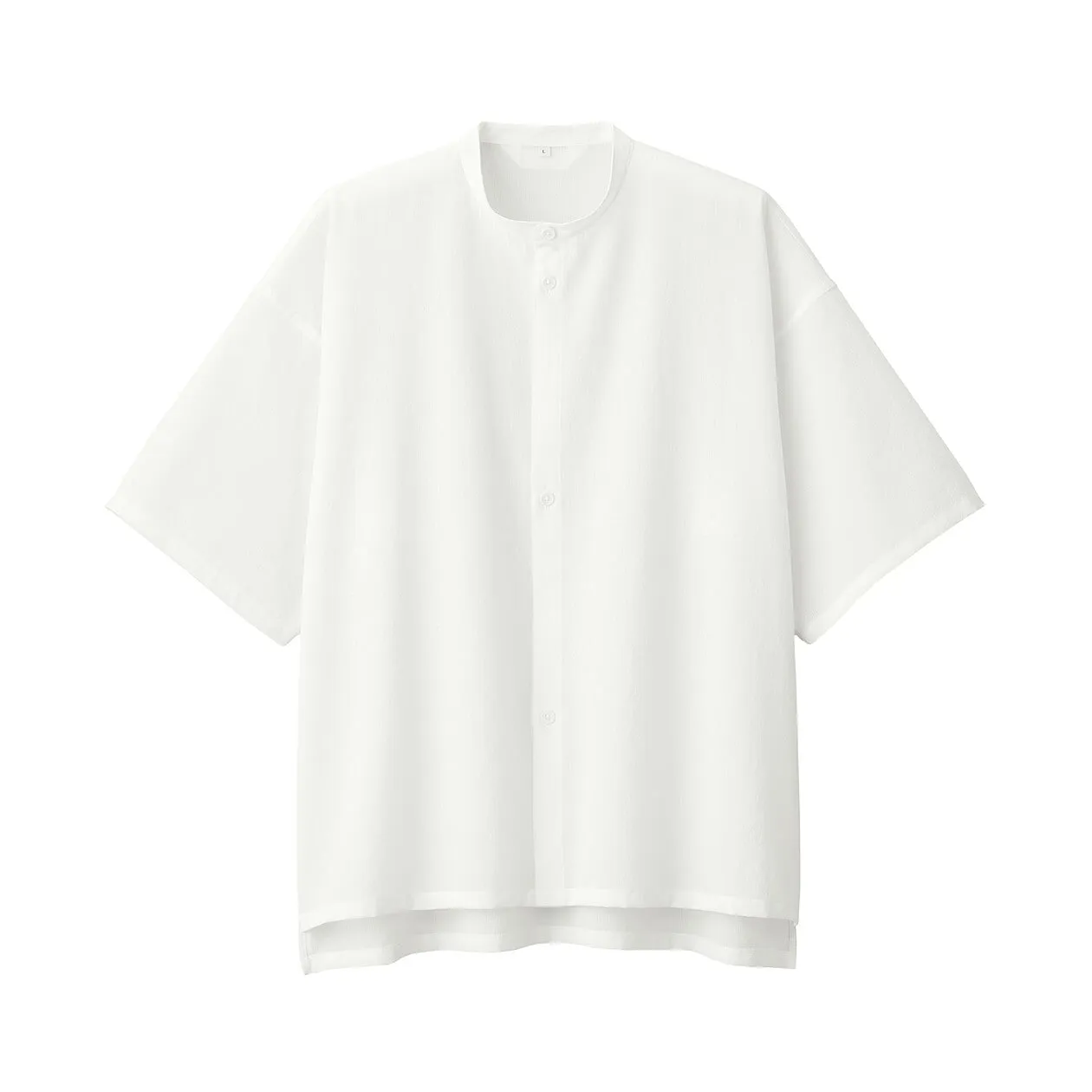 MUJI Labo Breathable UV Protection Collarless Shirt