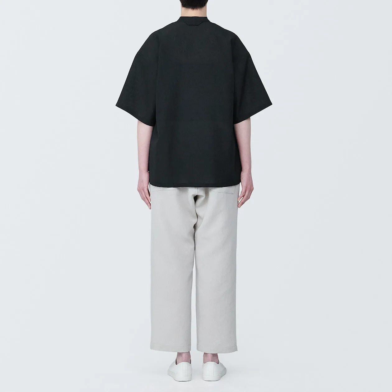 MUJI Labo Breathable UV Protection Collarless Shirt