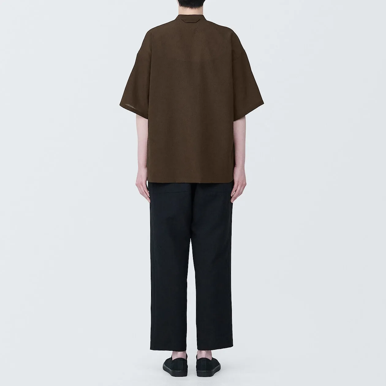 MUJI Labo Breathable UV Protection Collarless Shirt