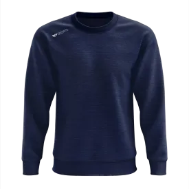 Navy Melange: Crewneck Jumper