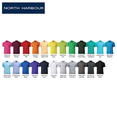 North Harbour Soft-Touch Polo T-Shirt