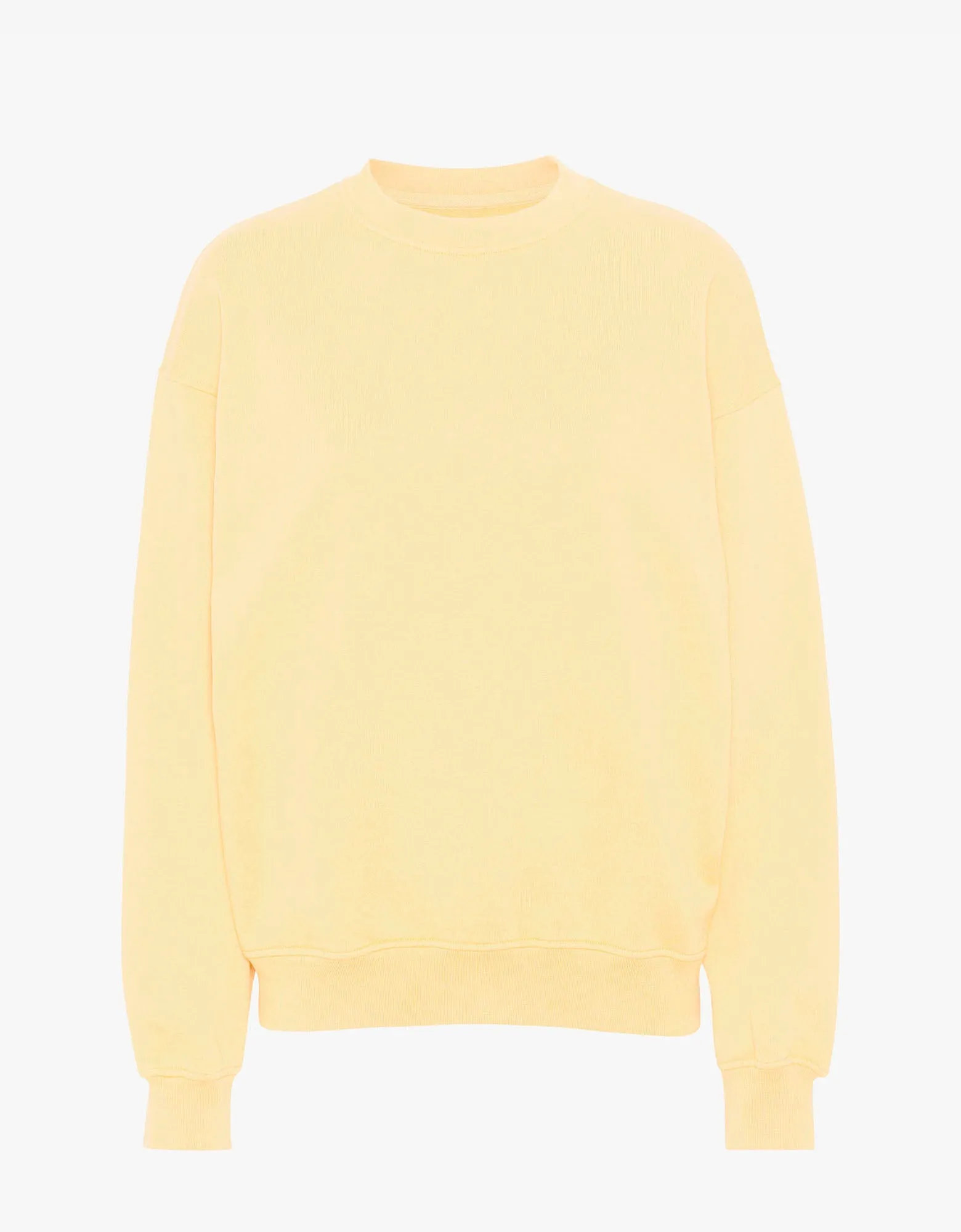 Organic Oversized Crew - Soft Yellow