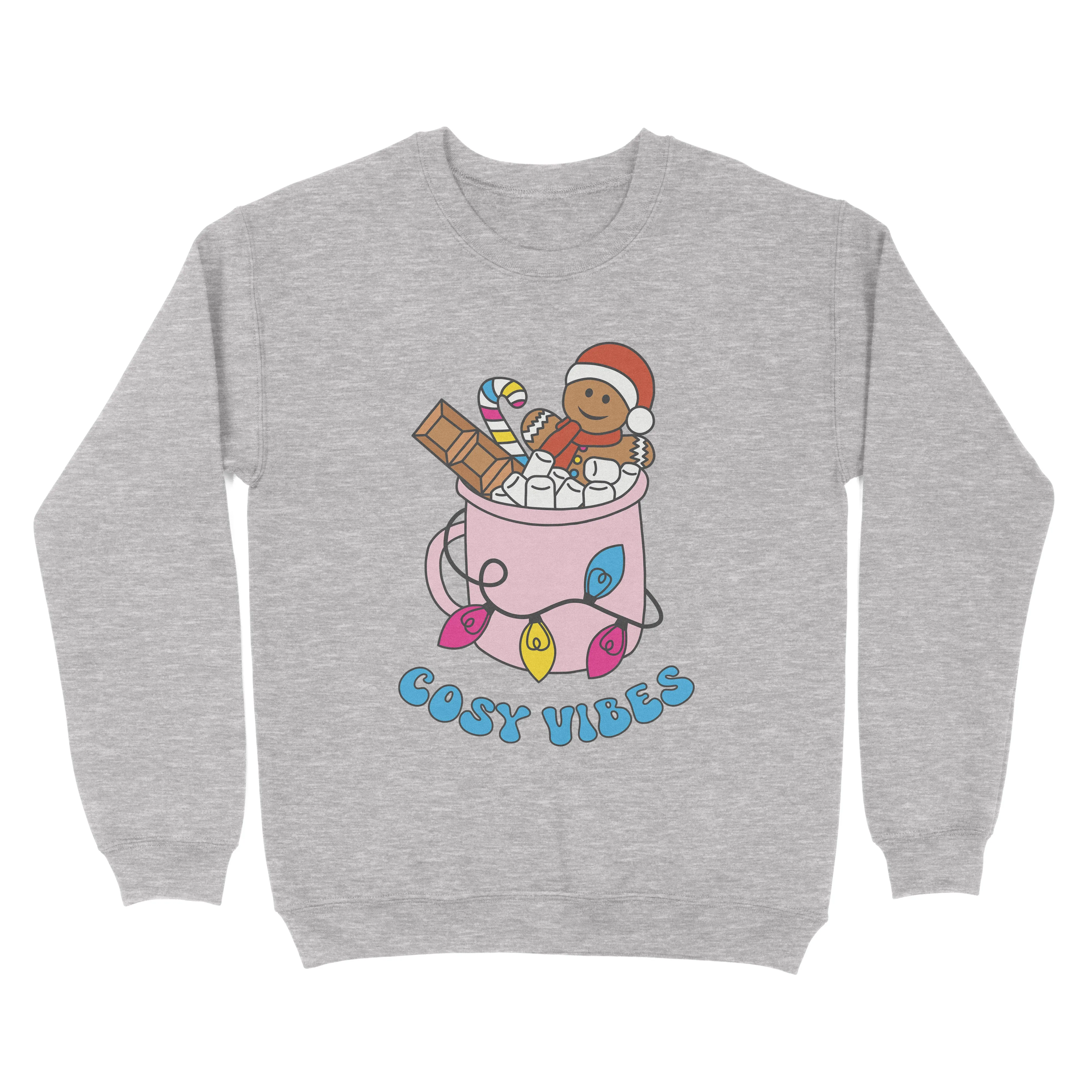 Pansexual Cosy Vibes Subtle Pride Christmas Jumper