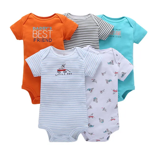 Printed Sleeveless Bodysuit for Newborn Baby