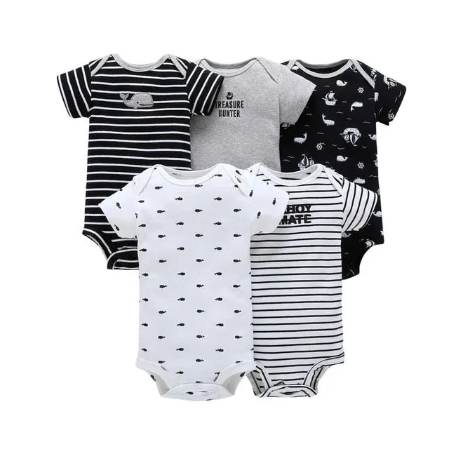 Printed Sleeveless Bodysuit for Newborn Baby