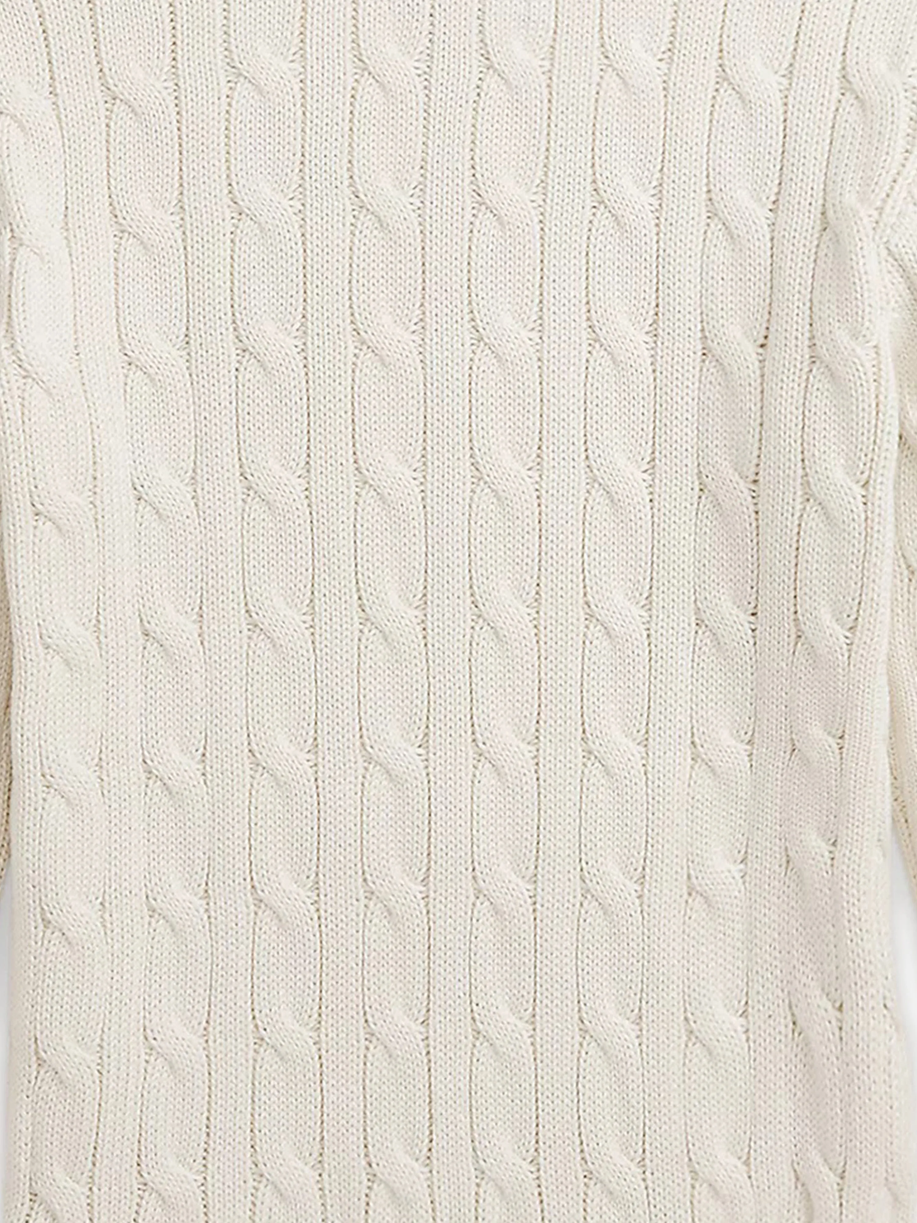 Ralph Lauren Boys Cable Knit Jumper in Ivory