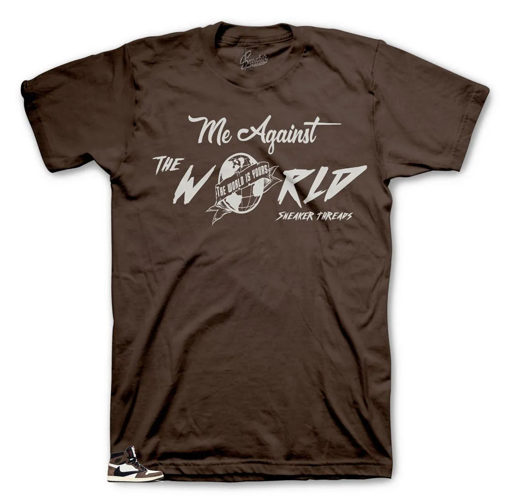 Retro 1 Cactus Jack Against the World Shirt