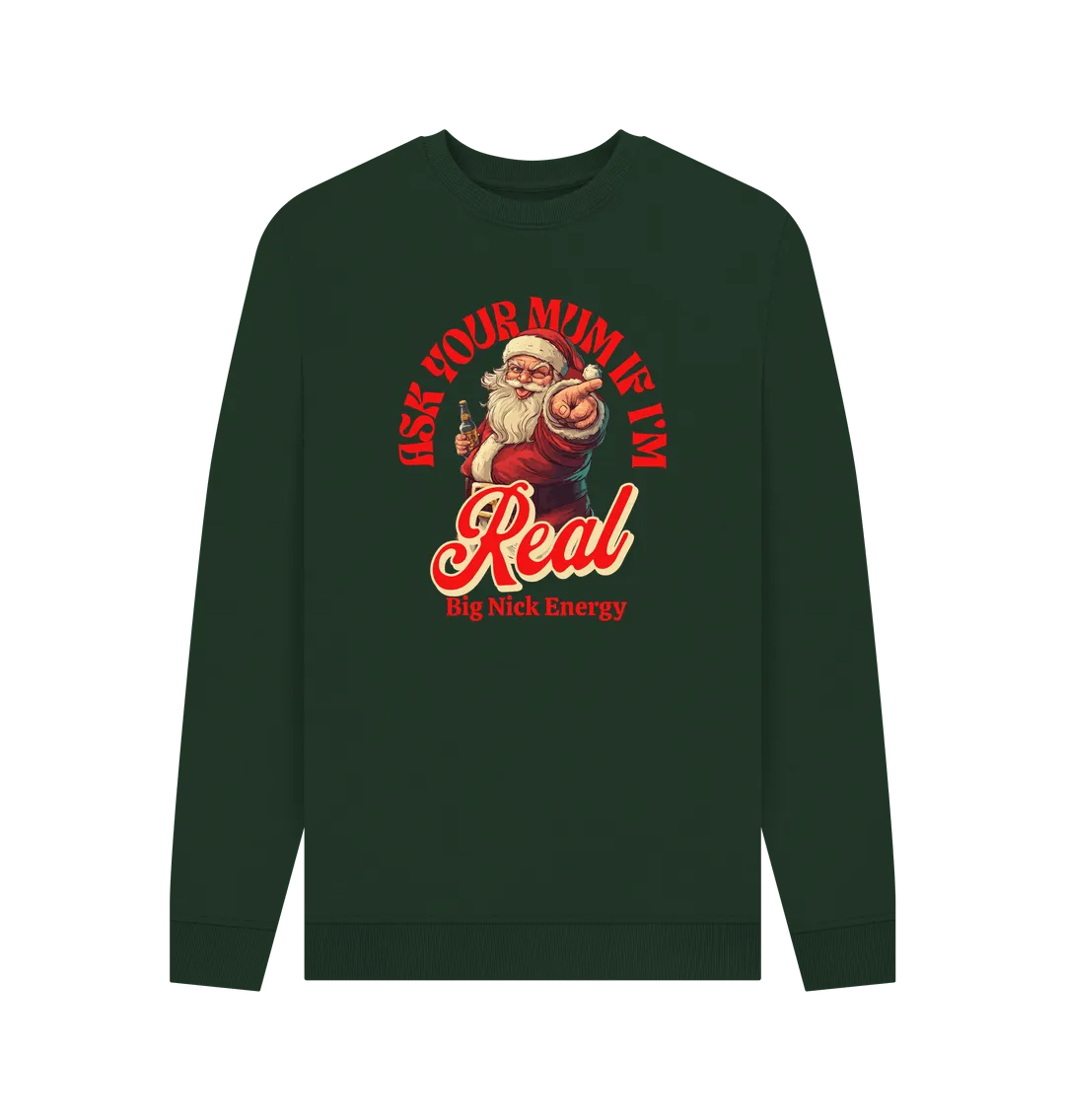 Santa Real Christmas Jumper