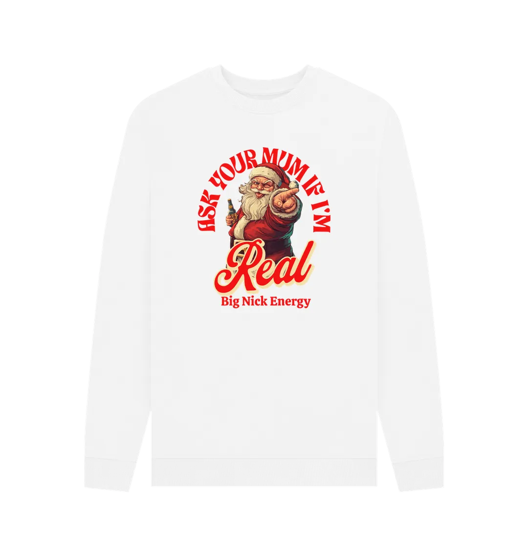 Santa Real Christmas Jumper