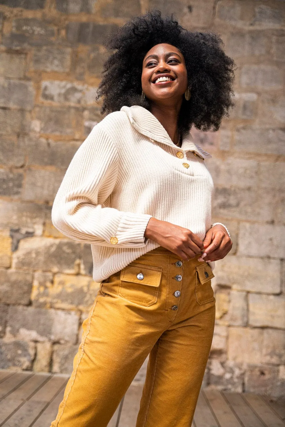 Shetland Organic Cotton Vegan Jumper | Cream